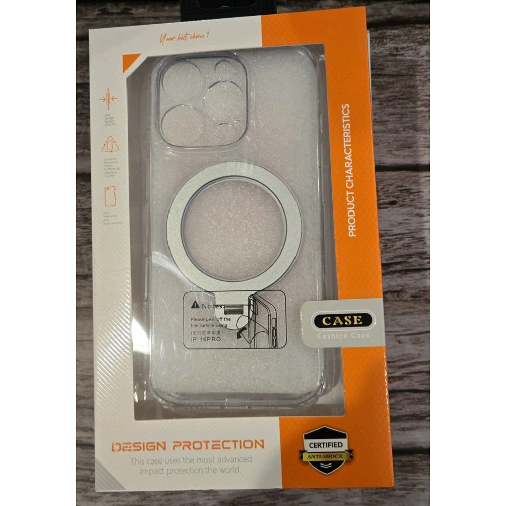 iPhone 16 Pro Case Clear Ultimate Impact Protection New-Sealed (203)